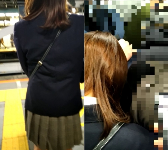 梟の痴漢報告035（最強で制服女子が集団のえじきに）
