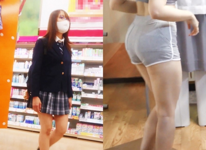 私生活覗き日誌-02・隣に制服●Kが引っ越して来たお！お漏らしオナ・在宅シャワー時侵入！