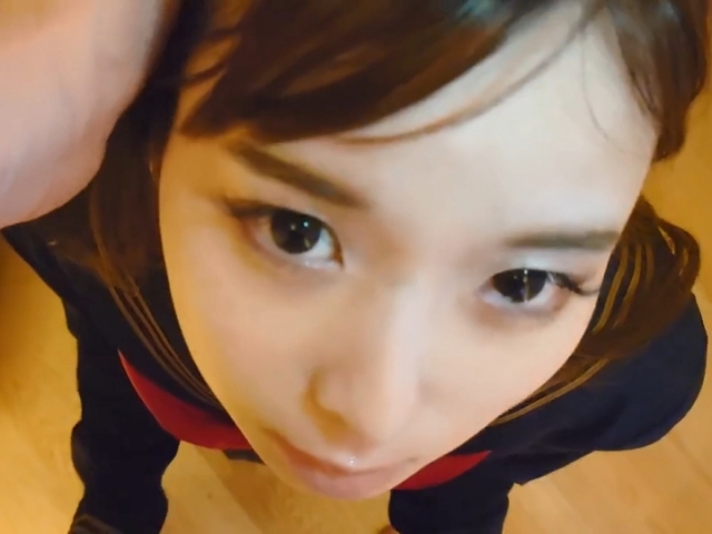 【無】大人しいセーラーコスJDに中出し