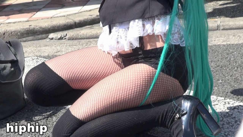 【超高画質フルHD動画】この日だけは無礼講！商店街は大騒ぎ！露出レイヤーが街を占拠しちゃいましたNO-1