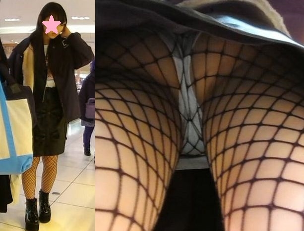 かわいい私服Kちゃんたちの網タイツやパンストに包まれたパンツを拝見(No.22)