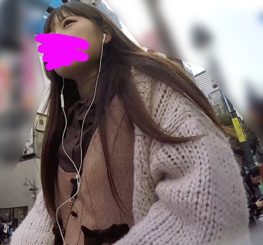 顔出し声かけあり「そういうのはいいです」ツンツン女逆さ撮り 061