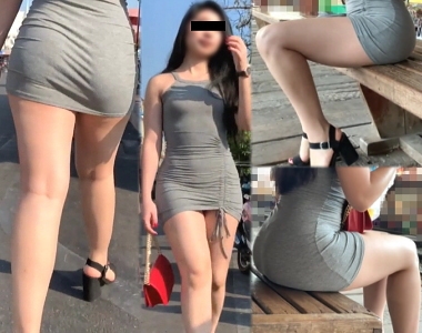 高画質 街の肉尻！タイトミニの強烈デカ尻２