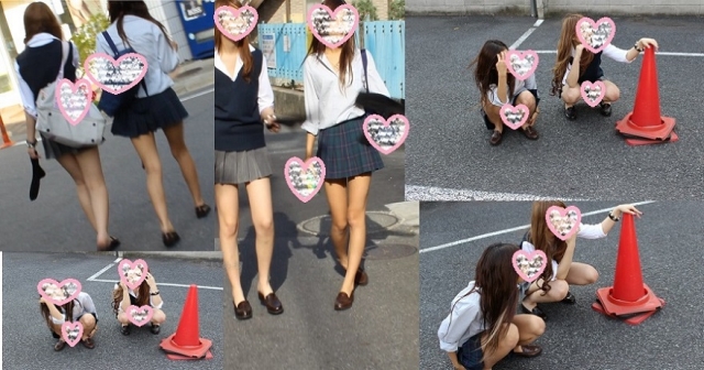 【高画質】リ●レ経験者！？お金を出すと現役生の正面パンティを拝める　3