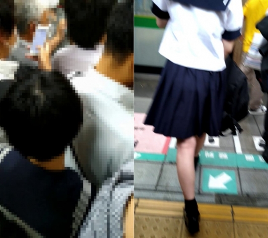 梟の痴漢報告015（朝の最強！ショートカットがキュートな制服女子）