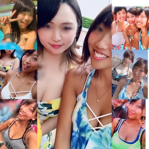 水着と私服02 よく育った巨乳娘の水着と私服姿