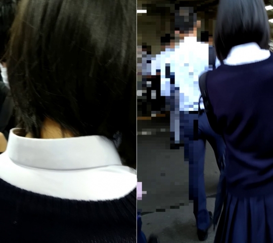 特典案内有★梟の痴漢報告020（郊外の路線で制服女子のパンツの中に・・・）