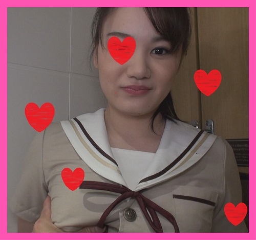 【制服女子】ぽっちゃり系制服女子と生ハメ交尾♥【中出し】