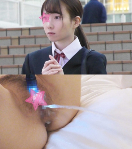 3大特典付き【電車痴漢】★こんな儚げな美少女があり得ないほど潮を漏らしまくる衝撃映像★潮吹き6回★幼いのに超美乳