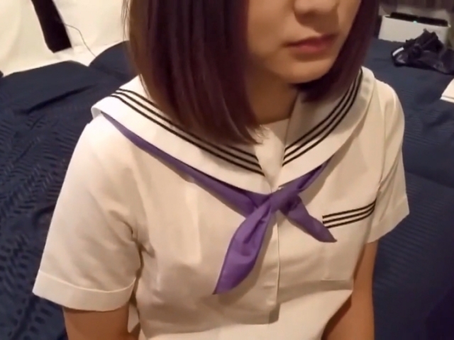 [無]美乳セーラーコスJDとハメ撮り