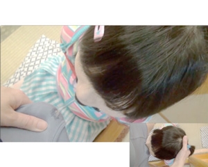 玩具で悪戯したあとに唾液遊びから押し付けフェラ