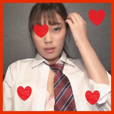 【制服＋生ハメ】スレンダーボディの制服美少女ちなつ、快感に抗えず、絶頂しながら精液種付け!!