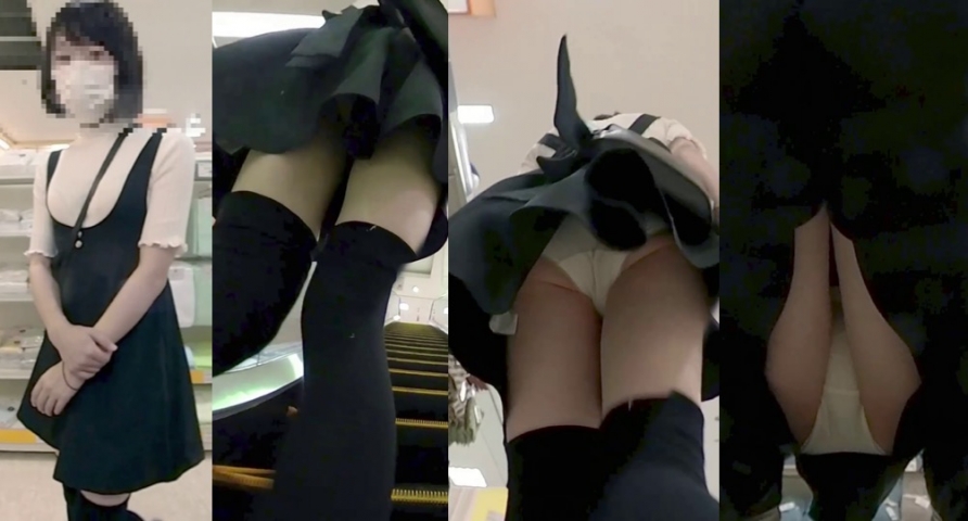 #16 ショートボブ　パイスラ　ロリ服ニーソからの絶景