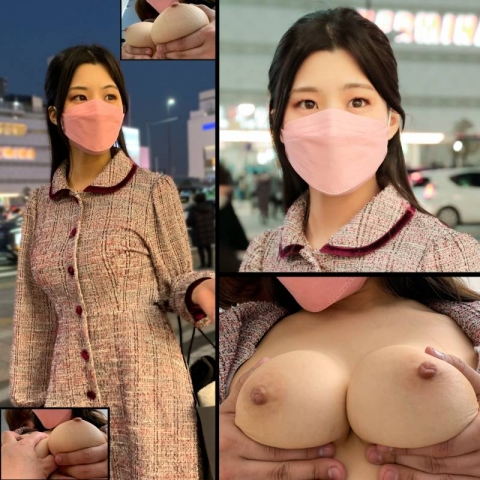 【電車痴漢 #12】《Gカップマシュマロ美爆乳》買い物帰りの爆乳女子大生を車内で上のお口も下のお口も徹底受精！