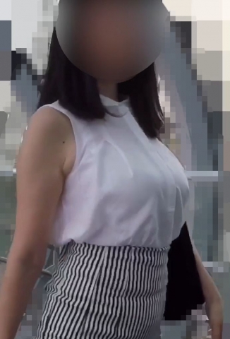 【G1】Hカップ ノースリーブ人妻ボインOLの着衣巨乳 vol.48