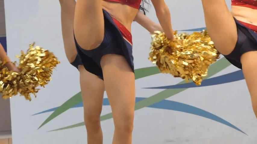 超高画質FHD動画 エロ過ぎるセクシーチアガール！ローアングルからの食い込みアンスコは最高ですNO-2