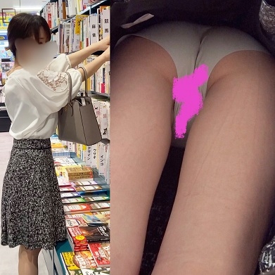 【4K】お嬢様女子大生をパンチラ盗撮