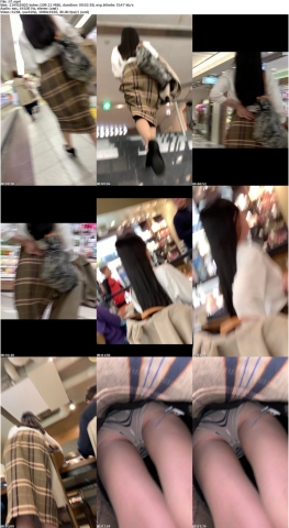 【港区OL】スタバ店内でスレンダー巨乳なお姉さんのどエロい美脚とパンツを盗撮！