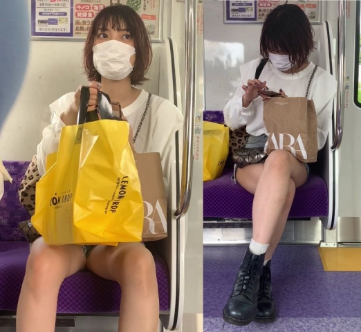 [4K撮影] 超絶可愛いのにエグい質感生脚♡