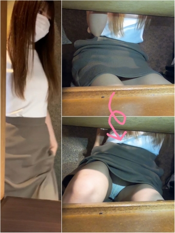 女子会 大学生の友達とごはん2 机下 美人さん