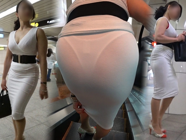 【フルHD 高画質】ハイレグＴバックの透け感がヤバい！！さすが大人のお姉さん、色気が半端ないです！！