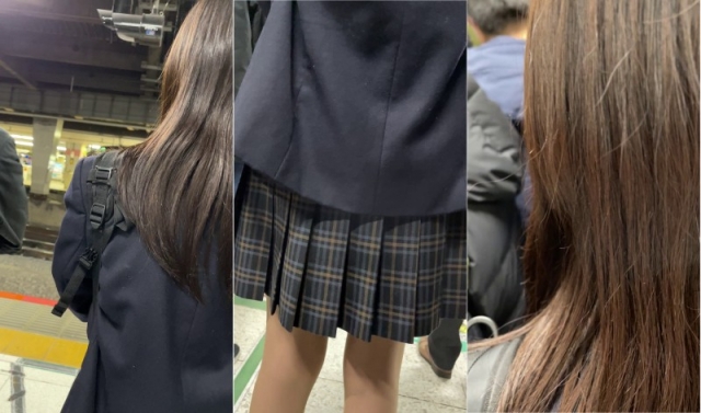 梟の痴漢報告052（最強で帰宅する制服女子にストッキングを破って生マン）